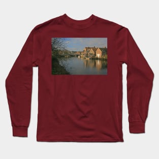 River Frome, Wareham, January 2022 Long Sleeve T-Shirt